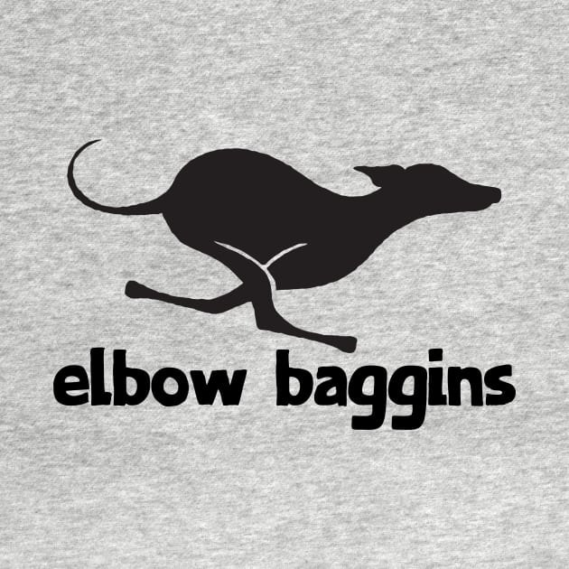 Elbow Baggins greyhound hobbit shirt by Houndie Love